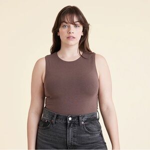New in Packaging Nuuds classic crew tank bodysuit